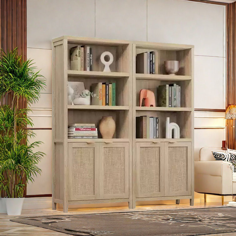 Lineyinmer American style solid wood bookcase Wayfair